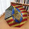 1pc Illuminati All-Seeing Eye Umbrella Portable Folding Umbrella Iron Frame Hole Bone Structure Outdoor Home Umbrella