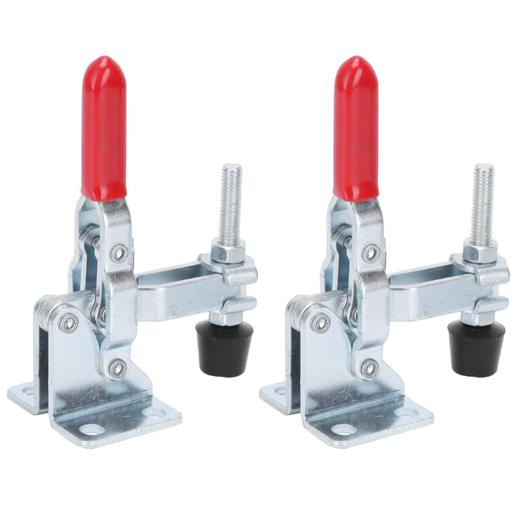 2 Set Toggle Clamps Hold Down Anti Slip Hand Tool Quick Release Welding Clamp Fixture