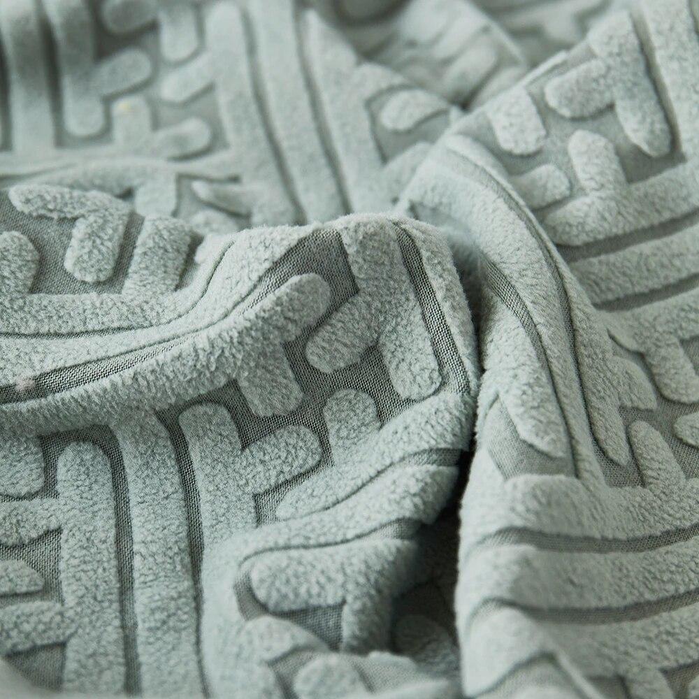 Jacquard Sofa Seat Cushion Cover Elastic Adjustable Skirted Slipcover Sofa Cover Sofa Slipcover Furniture Protector for Pets Kid