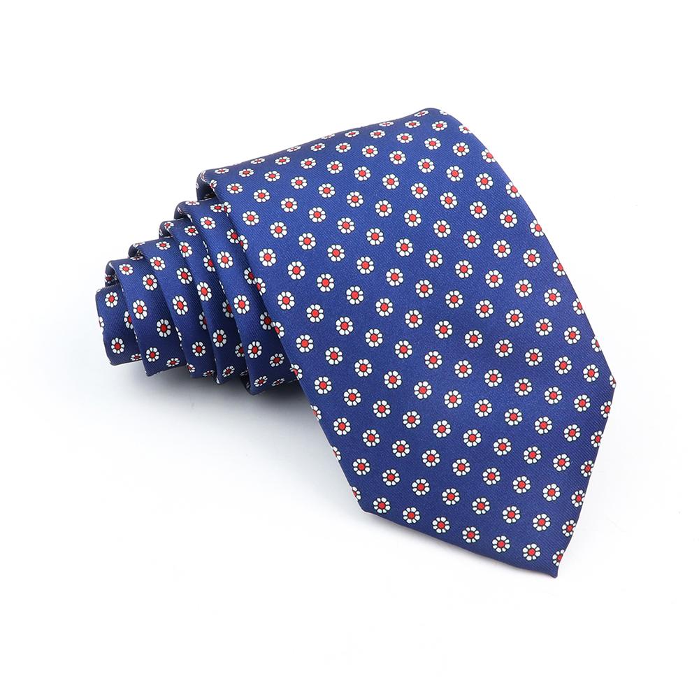 Supermjuka bohemiska sidenpolyesterslipsar för män Nyhet Design Bröllopskontor Företag Gravata tryckt slipspresent