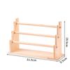 Vintage Wooden Bracelet Storage Rack, Stepped Bead Display Rack, Jewelry Storage Rack, Watch Hair Clip And Headband Display Rack