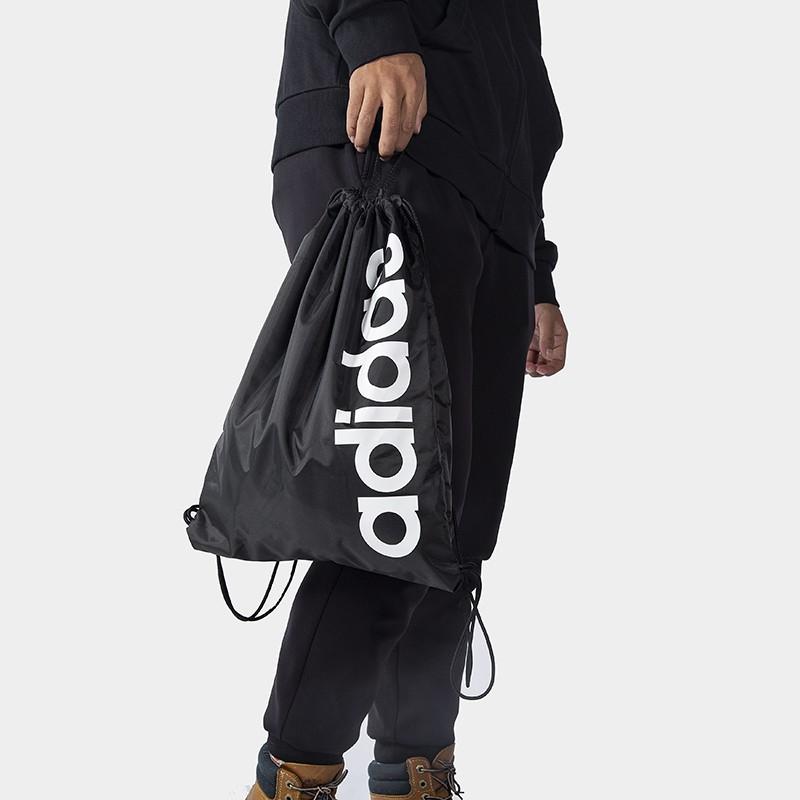 adidas Linear Core Polyester Gym Bag Backpack Unisex Backpack Black DT5714