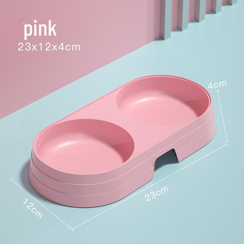 

Двойная миска для кошек с защитой от опрокидывания – миска для еды и воды с функцией автоматического наполнения