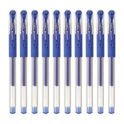 Mitsubishi Pencil uni Gel Tinten-Kugelschreiber Signo Blau von Uni-ball 0,5 mm [Set 10] UM-151-05