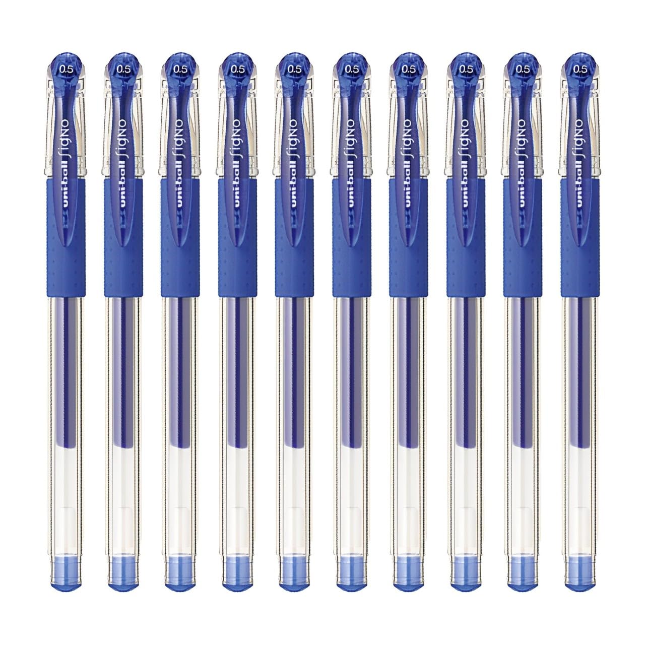 

Гелевая ручка Mitsubishi Pencil uni Signo Синяя 0,5 мм [Набор 10 шт.] UM-151-05 синий