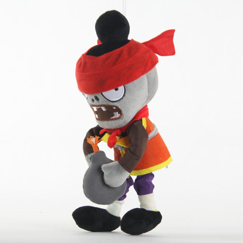 39 Styles 22-30cm Plants Vs Zombies Cosplay Plush Toys PVZ Hats Pirate Duck Zombie Plush Stuffed Toy Doll for Children Kids Gift