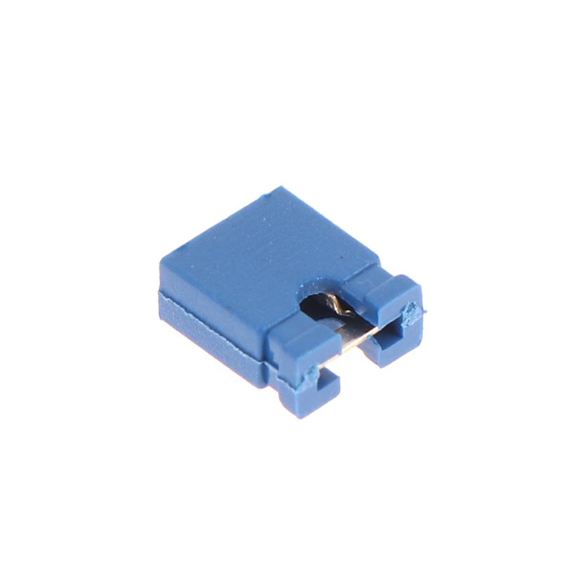 100Pcs Pitch Jumper Shorted Cap & Headers & Wire Housings 2.54Mm Shunt Shorting Block Pin Connector Cap