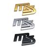 3D MS Car Sticker Front Grille Emblem For Mazda 3 6 MPS Axela CX-7 CX-5 MX5 Body Rear Trunk Badge Decal Stickers Accessories nh1