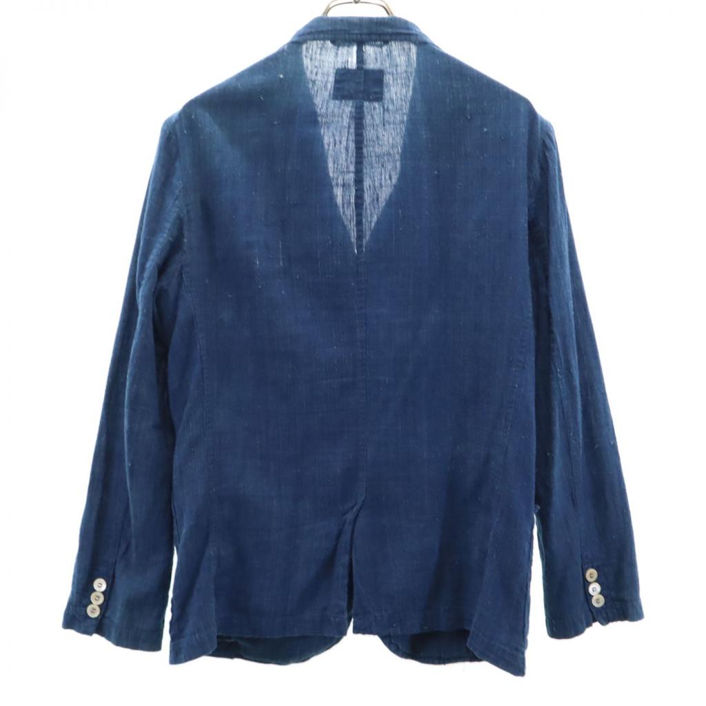 Made In Italy Long Sleeve Denim Tailored Jacket M Blue Men's Used