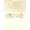 14K Infinite Gold Piercing Earrings