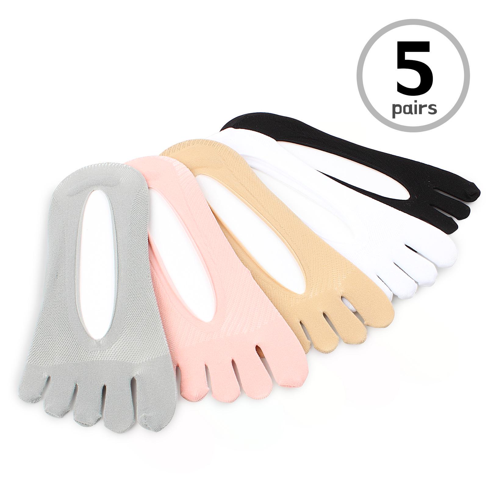 

Cool Mesh Cotton Women Toe No Show Socks YM15 22cm - 25cm