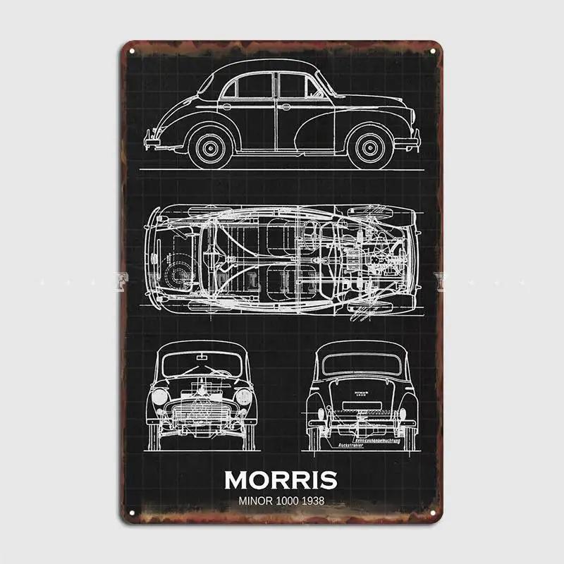 

Morris Minor 1000 1938 Metal Sign Cinema Kitchen Home Vintage Poster Tin Sign Poster 20x30cm（7.8x11.8inch）
