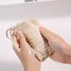 Soap Bag Set Natural Ramie Mesh Exfoliating Double Layer Foam Soap Protection Eco Shower Sponge Bag Loofah Bathroom Essentials