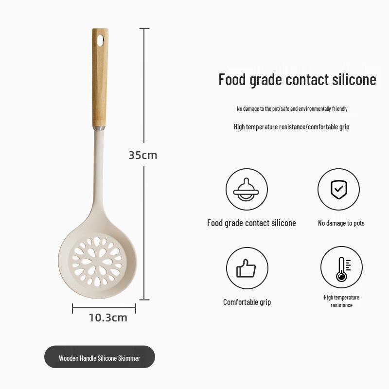 Pabei 5-Piece Silicone Kitchen Utensil Set