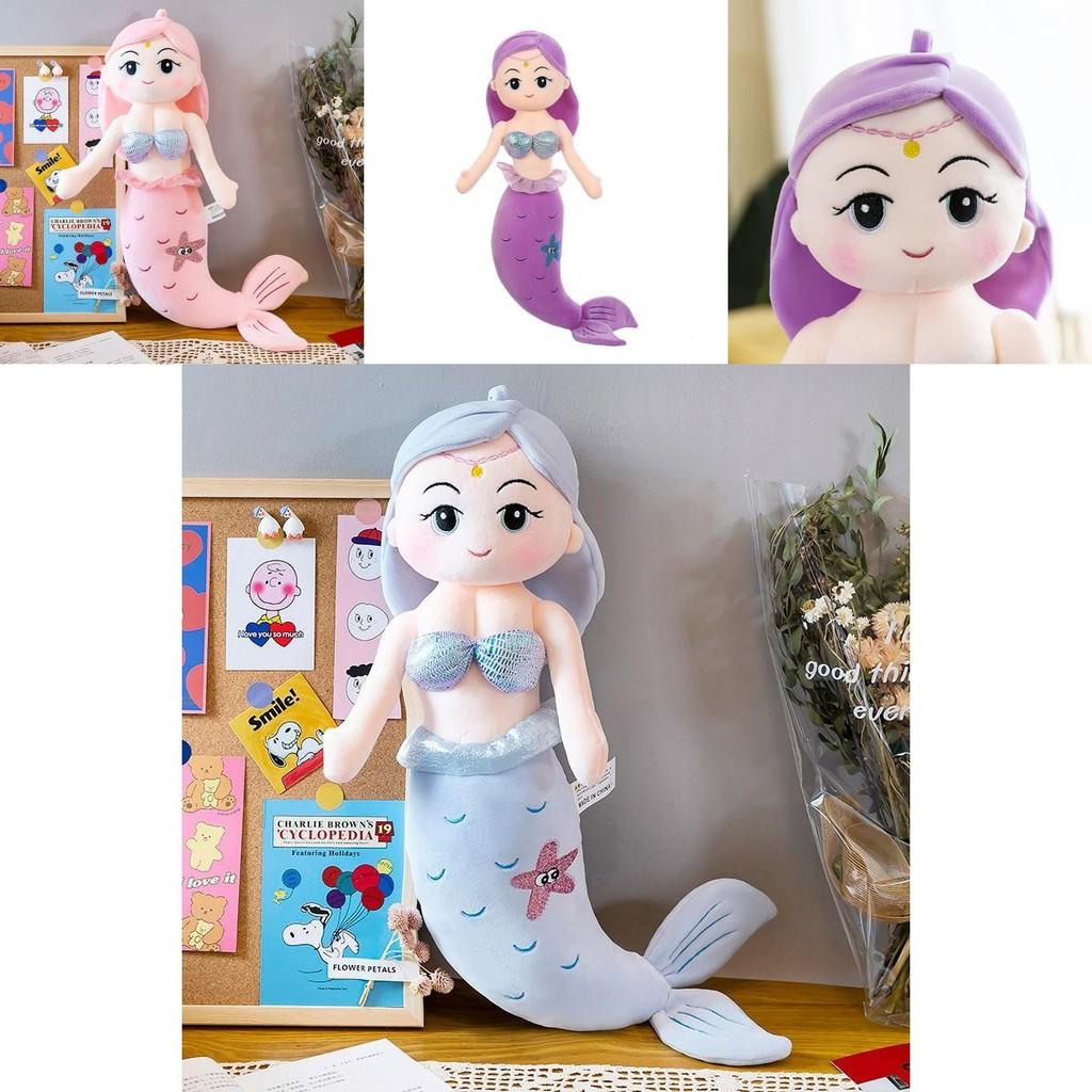 Adorable Mermaid Stuffed Plush Doll Soft Toy Perfect For Girls Birthday Gifts