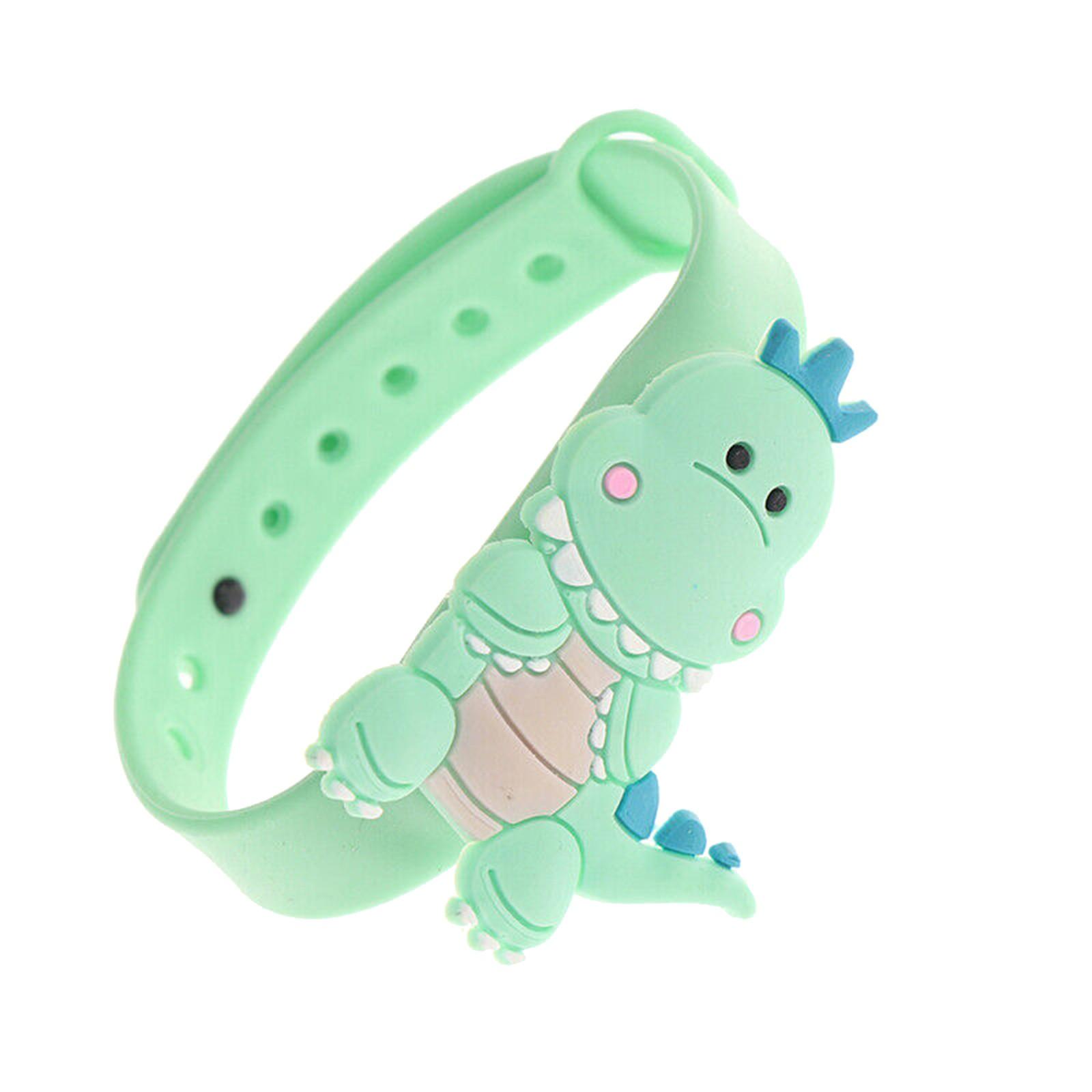 Силиконовый браслет с изображением животных от комаров K-iller, детский летний браслет от комаров One Size