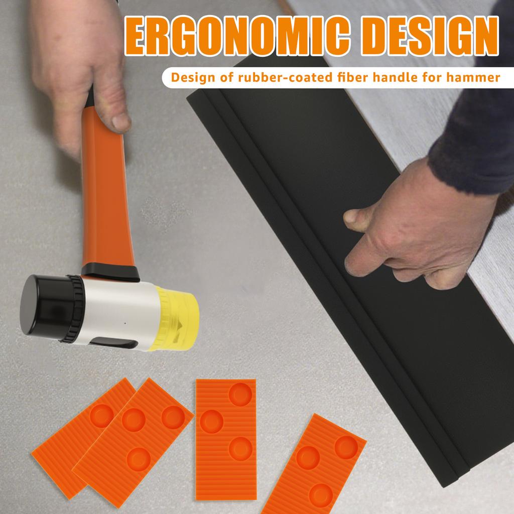 3 In 1 Laminate Professional Flooring Tools Installation Kit Sturdy Robust Unique Spacer Gap Design for Plank Flooring Work