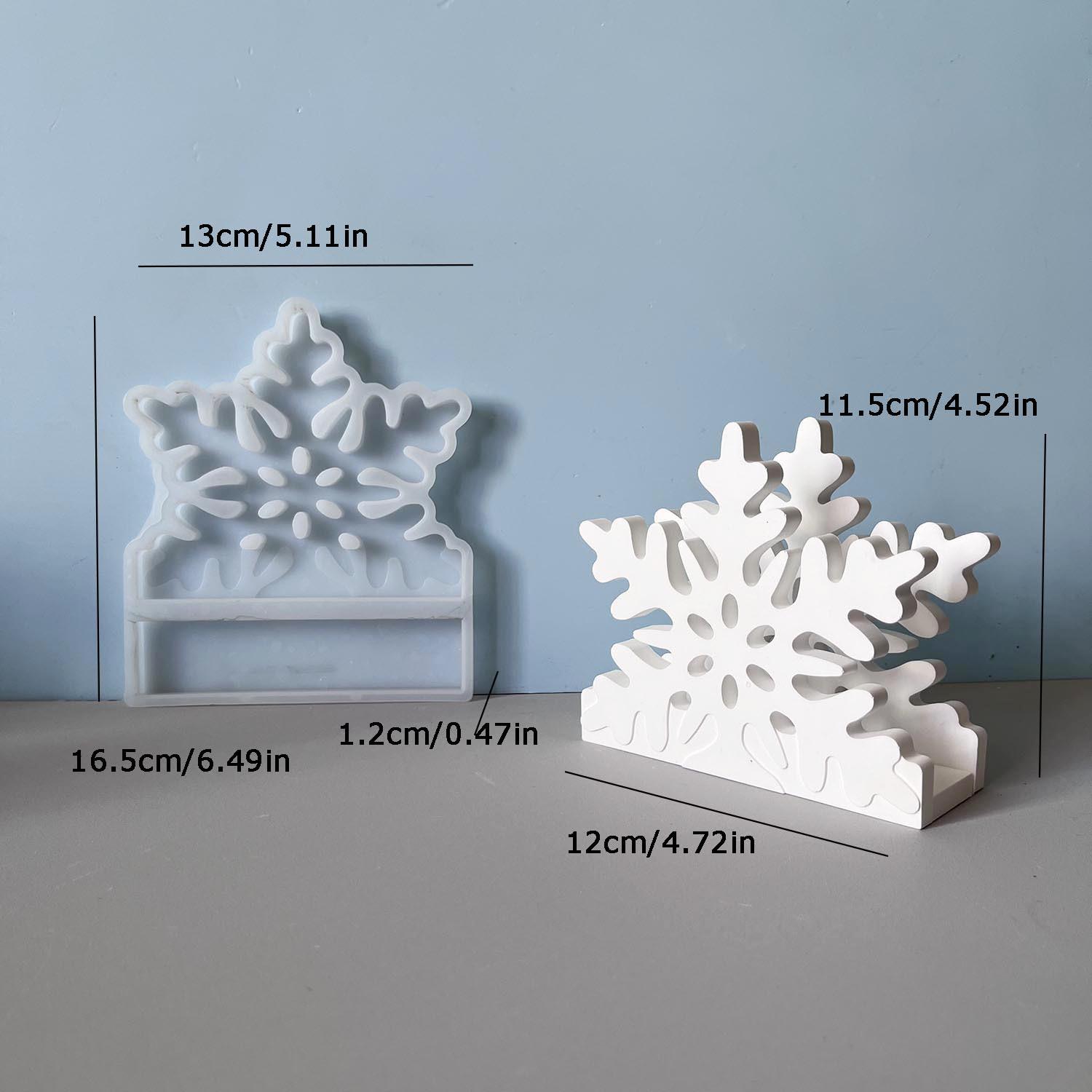 

Gypsum Drip Mould Versatile Prayer Holder Mold Christmas Tree Mold Holiday-Themed Christmas Tissue Box Mould For Living Room