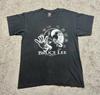Vintage Bruce Lee T-Shirt Herren Größe XL Giant Etikett Schwarz Ausgeblichen Unisex T-Shirt