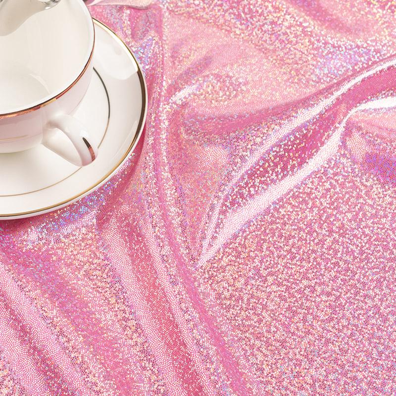Tissus Patchwork Tulle Weddings Party Decoration Gauze Fabrics160 X 100CM Stretch Dancing Stage Sequin Glitter Fabric