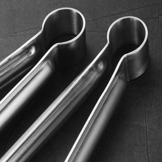 Kitchen Cooking Tongs Stainless Steel Kitchen Tweezer Tong with Precision Serrated Non-Slip Tips for Frying Plating