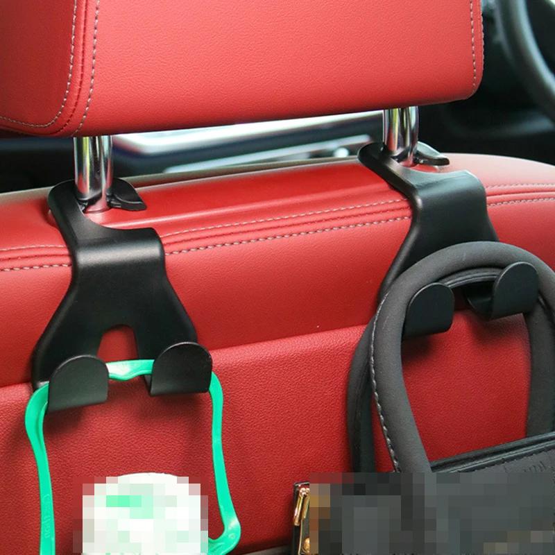 6Pcs Multipurpose Car Seat Headrest Hook Universal Auto Back Seat Organizer Handbag Clothes Bracket Car Interior Accessories