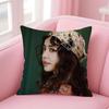 Popular Fashionable Chinese Singer JJolin Tsai Cushion Cover Pillow Case Soft Friendly Fabric  Concealed Zipper