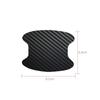 4pcs/Set Carbon Fiber Car Door Handle Cup Bowl Sticker Anti-Scratch Protective Cover Stickers Auto Exterior Styling Accessories