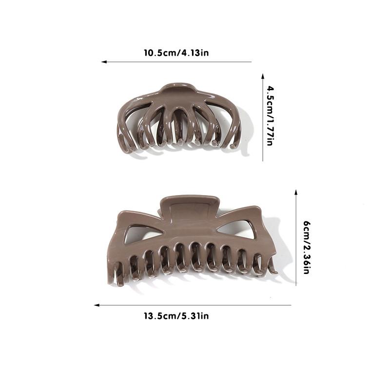 Korean Style Acrylic Solid Color Hair Clip Women's High-end Fashion Shark Clip Hair Accessories