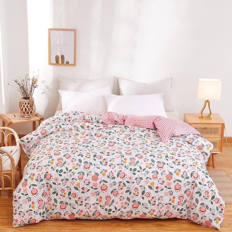 Love Pattern Cotton Duvet Cover Spring Autumn Quilt Cover Single Double Twin Full Queen King Comforter Blanket Case Textile 1pc