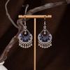 Ethnic Style Earrings Retro Literary And Dignified Ear Hooks Versatile Bohemian Fringed Pendant Earrings Vacation Style