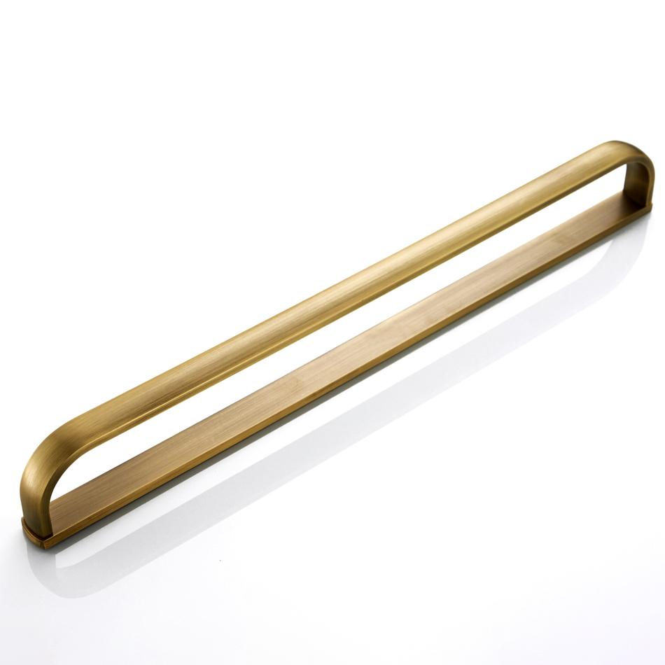 Jednoduchý držák na ručníky Antická černá Bílá Růžové zlato Nikl Chrom Mosaz Nástěnný Luxusní Koupelnový Držák na ručníky Polička Úložný regál