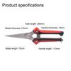 Pruning Scissors Pointed Garden Scissors Fruit and Vegetable Pickers Scissors Branch Scissors Gardening Tools Grafting Knife