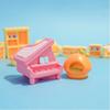 Derayee Miniature Furniture Resin Decor Set 10 Pieces Cute Doll Collection Garden Ornament Props