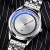 Top Brand New Men's Watch Stainless Steel Band Quartz Watch Men's Watch Luminous Business Men's Watch