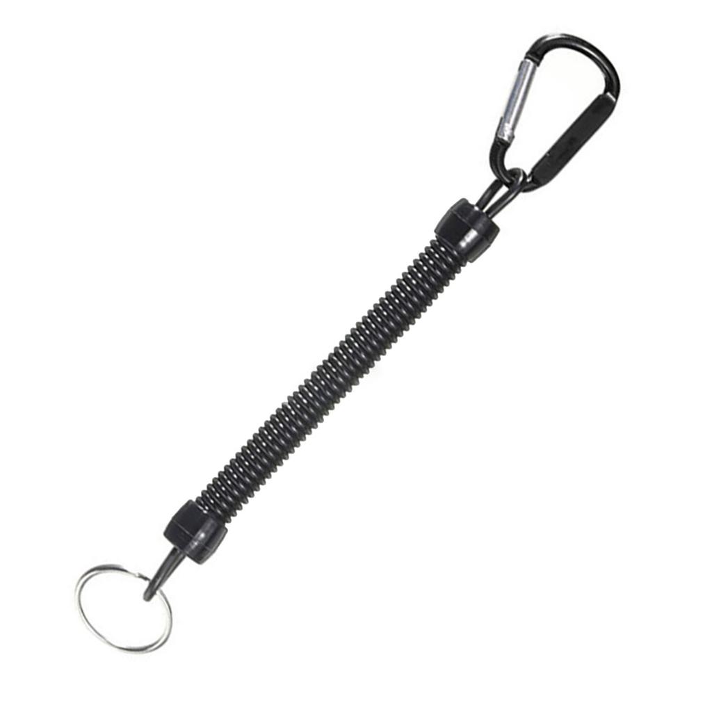 Fishing Tools Anti-Lost Lanyard Telescopic Elastic Retention Rope Safety Spring Lanyard Rope Keyring Chain Accessories