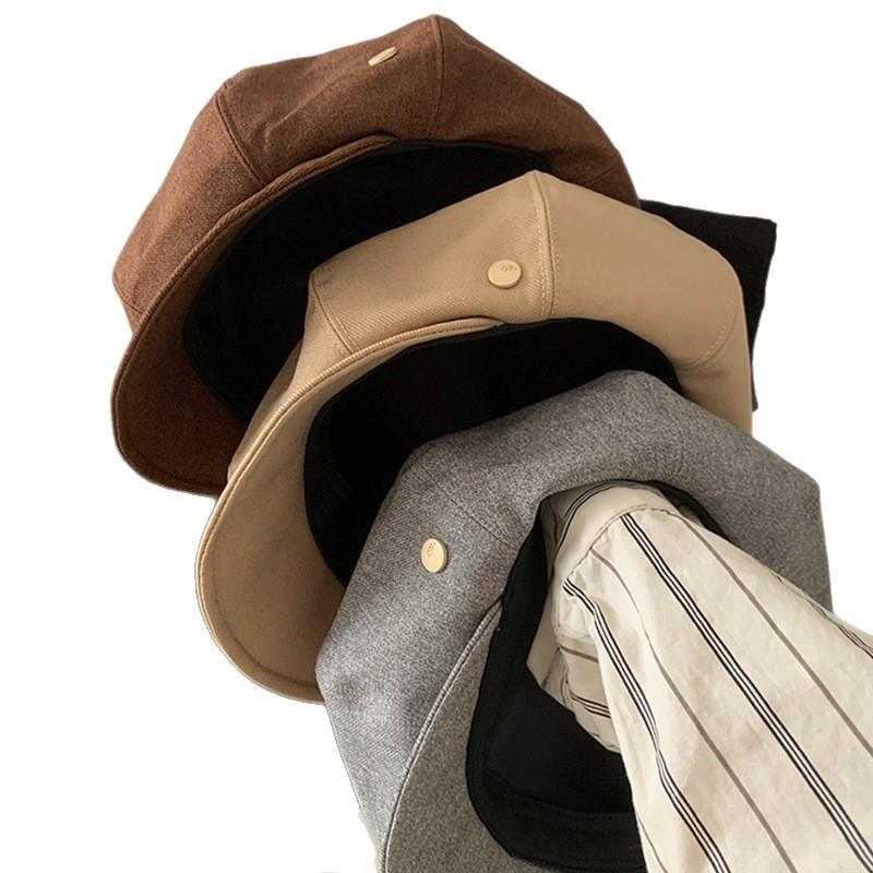 Autumn And Winter Versatile Beret Japanese Retro Literary And Artistic Octagonal Hat Big Head Circumference Showing Face Small Painter Hat Tide