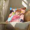 Anime Blue Box Pillow Case Fashion Square Pillowcase Bedroom Sofa Room Ins Decoration Leisure