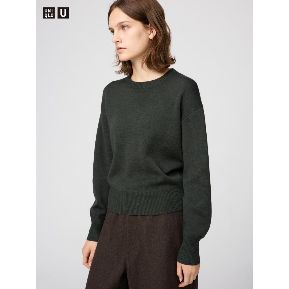 Uniqlo Double Face Crew Neck Sweater