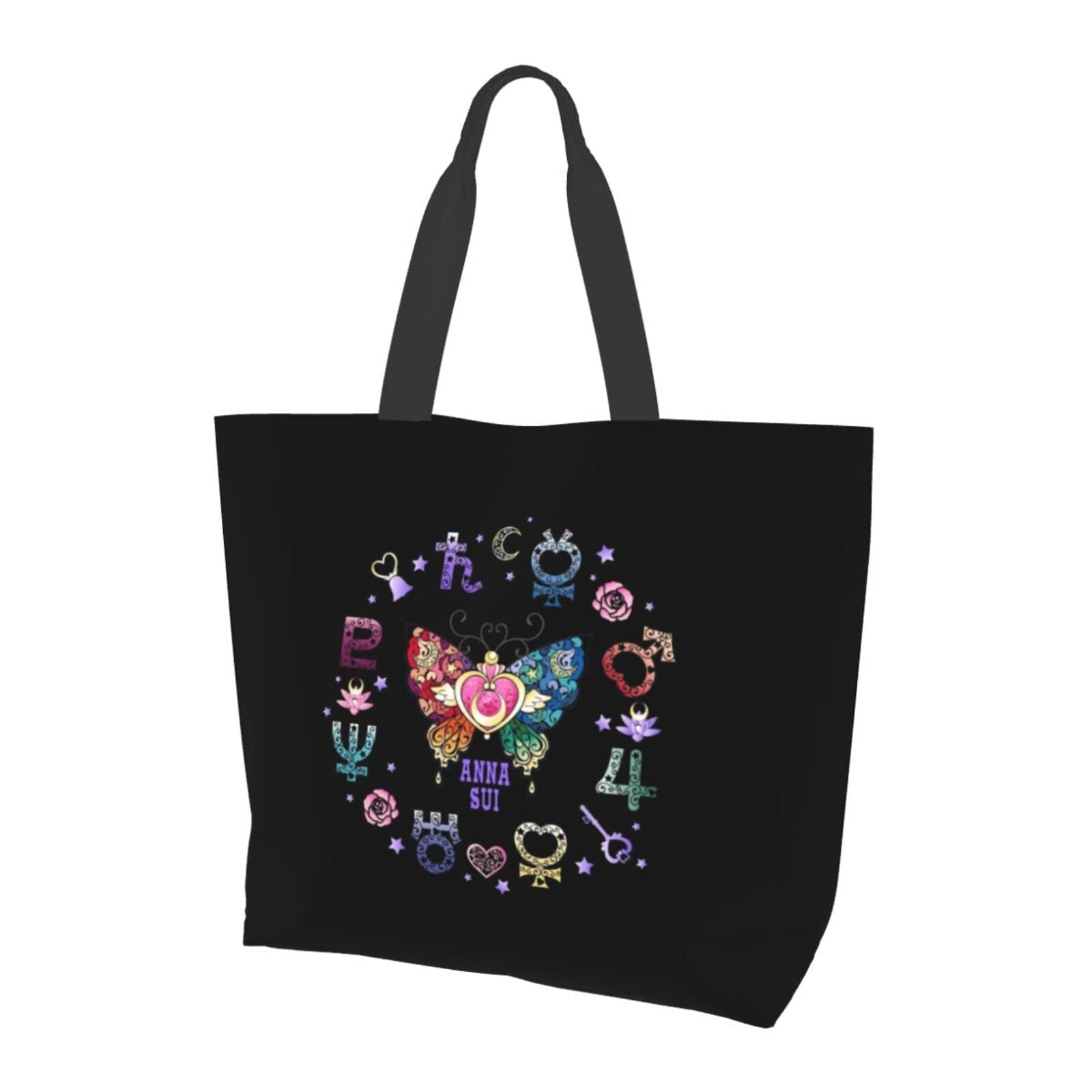 

MINIER Sailor Moon Eco Tote Shoulder Large Capacity Shopping Convenience Store Foldable Storage 50cm Wide x 40cm High x 15cm Bag, Women s Bag, Bag,