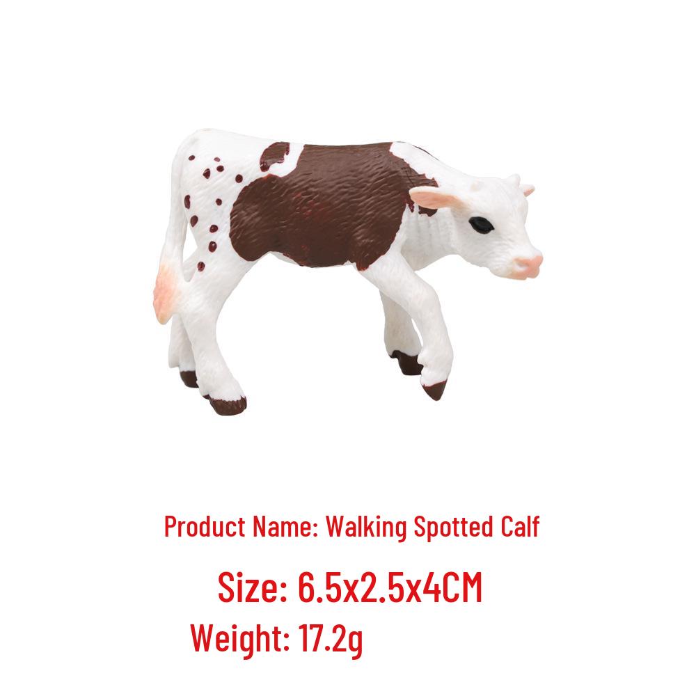 Farm Animal Figurine Set: Cow, Sheep, Chicken, Duck, Goose, Pig, Dog - Early Education Toy