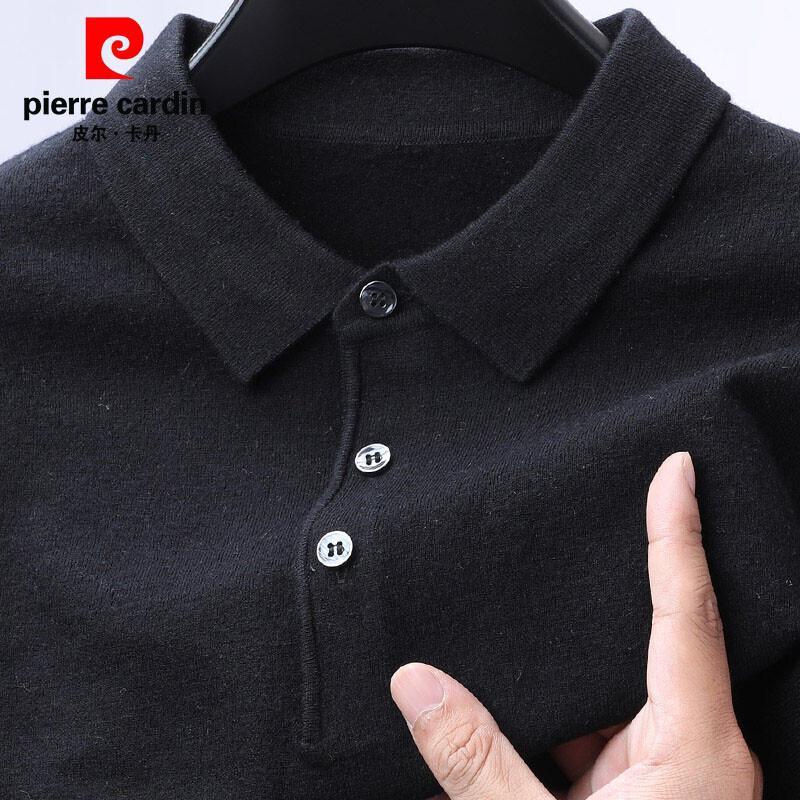 Мужской свитер-поло из кашемировой смеси Pierre Cardin XL