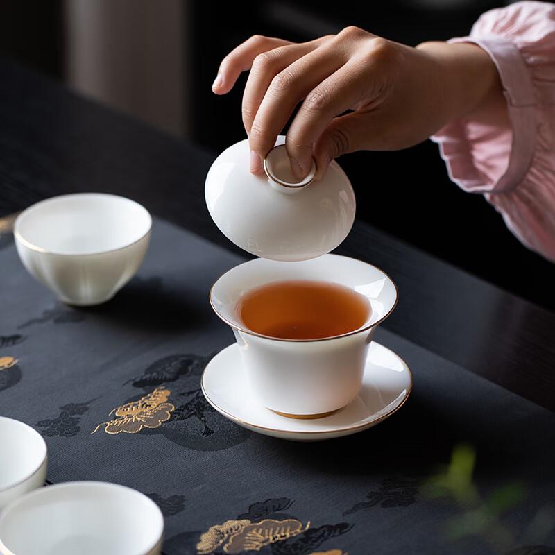 Haorhua White Porcelain Tea Set