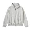 430GSM Heavyweight Cotton Washed Frayed Zip Hoodie Unisex Streetwear