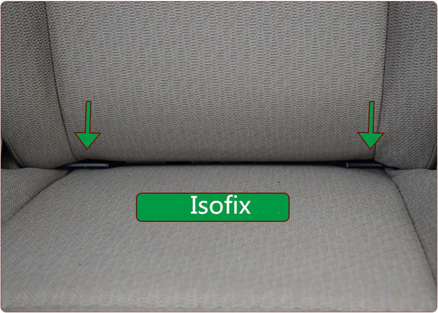 Universal ISOFIX Mount Base SUV Car Safety Seat Belt Bracket Latch 5mm Steel 1x