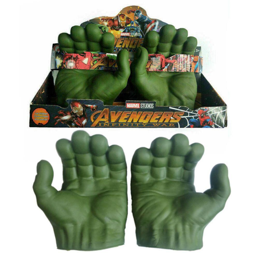 Green Hulk Gamma Fist Avengers Cosplay Gloves Soft Toy Party Gift