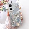 Clear Casing For Vivo V2440 Cover For Vivo V50 Lite 5G Case Cute Cat Fashion Butterfly 2D Painted Soft TPU