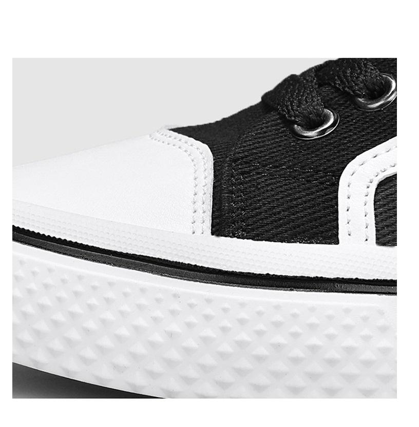 Men's Big Size 48 Breathable Canvas Sneakers Lace-Up Daily Trekking Gym Shoes Student Boys Casual Canvas Footwear