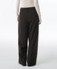 MUSINSA STANDARD WOMAN Women'S Wide Wrap Slacks [Dark Brown]