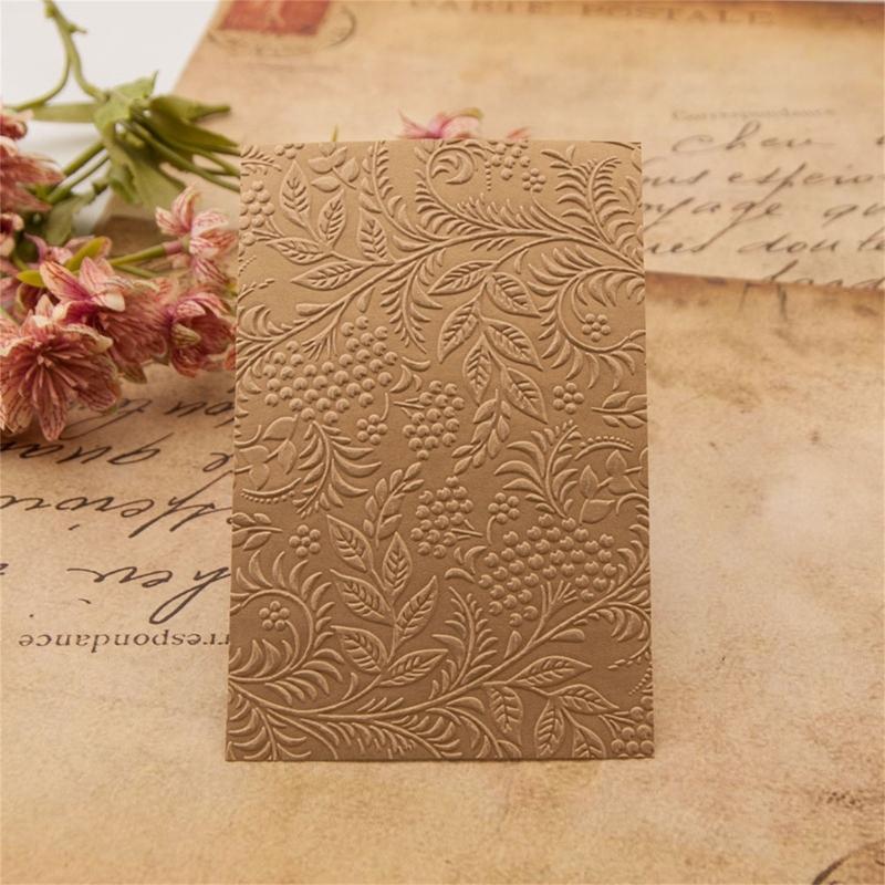 Textured Embossing Folder Paper Craft Embossing Templates Stencils for Kid Craft Card Making Scrapbooking Photo Album